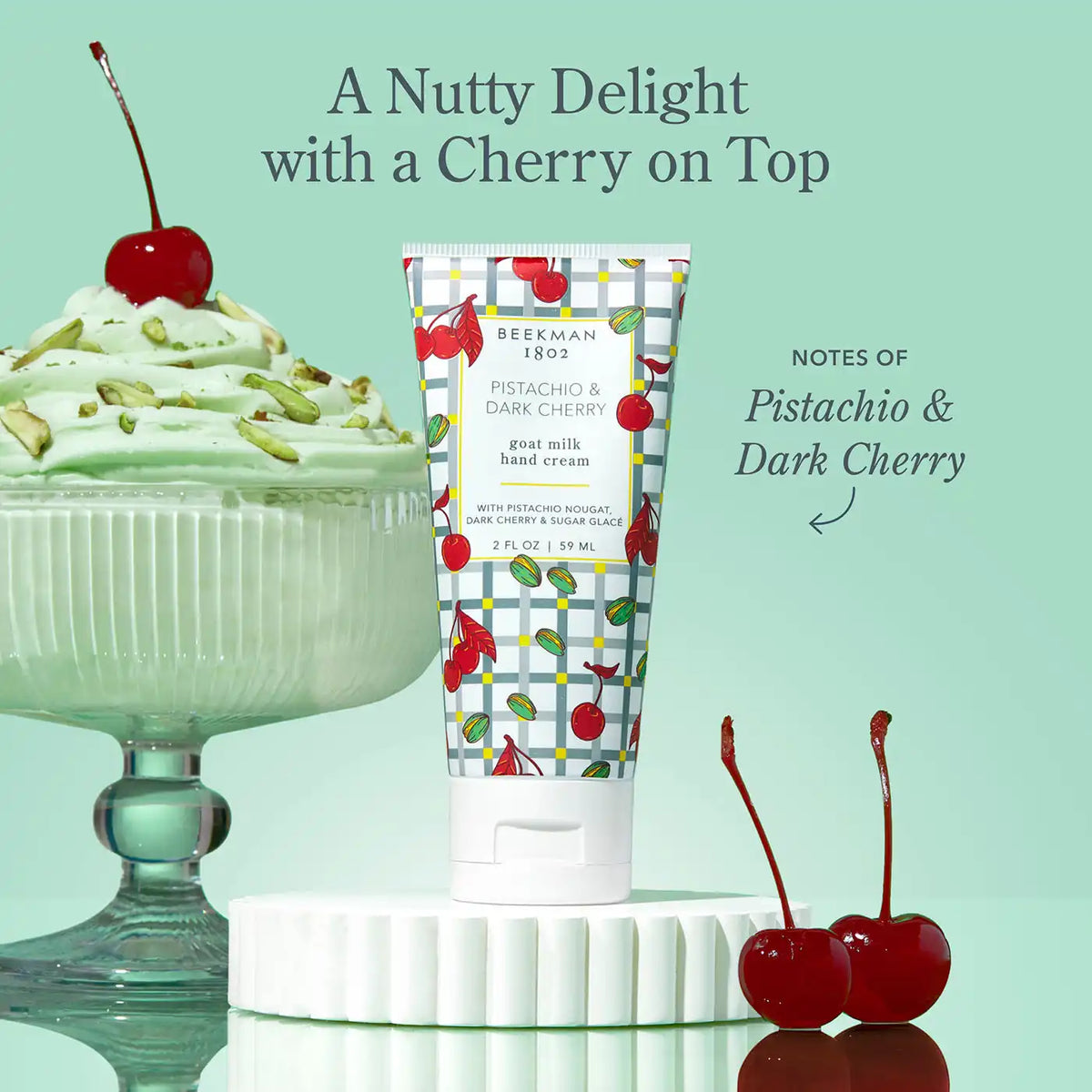 Pistachio & Dark Cherry Hand Cream