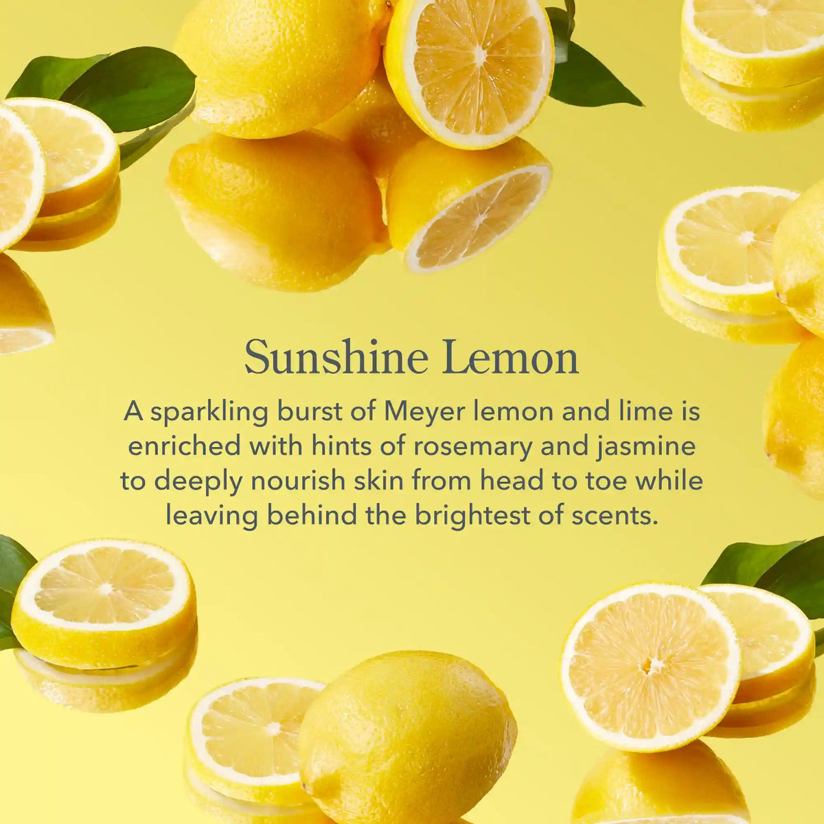 Sunshine Lemon 3-Pack Palm-Sized Bar Soap Set